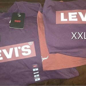 Levi's Purple Graphic T-Shirt XXL